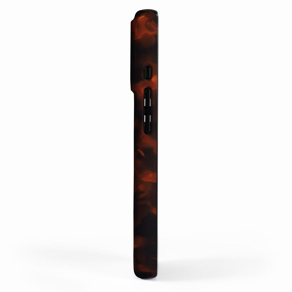 Dark Tortoiseshell Turtle Pattern iPhone Case Gallery Image 2