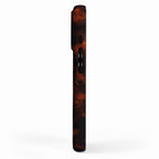 Dark Tortoiseshell Turtle Pattern iPhone Case Gallery Image 2