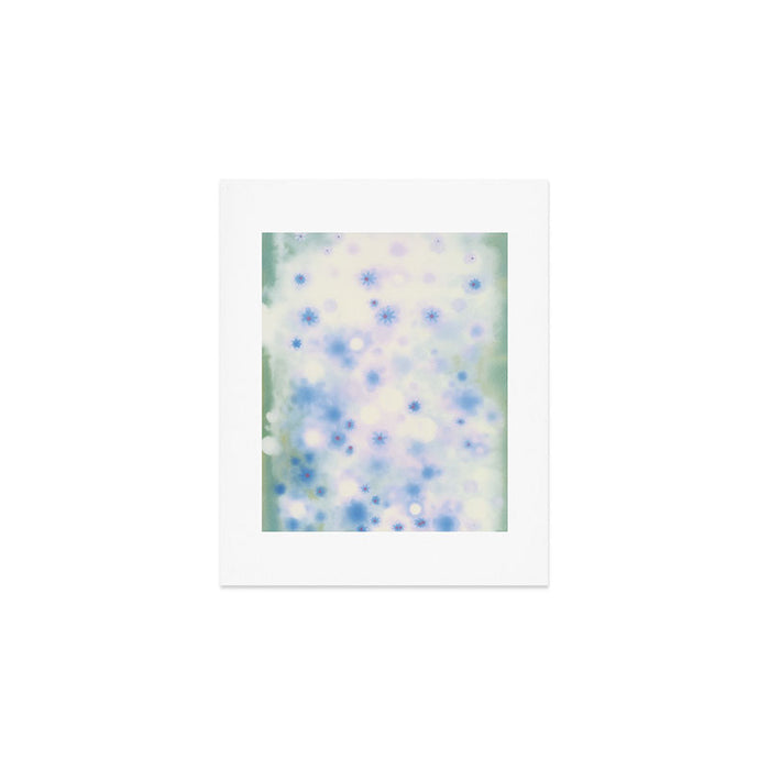 Daydream Daisies in a Soft Pastel Purple Haze Art Print Gallery Image 1