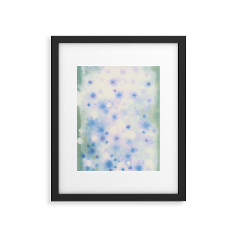 Daydream Daisies in a Soft Pastel Purple Haze Framed Art Print Gallery Image 5