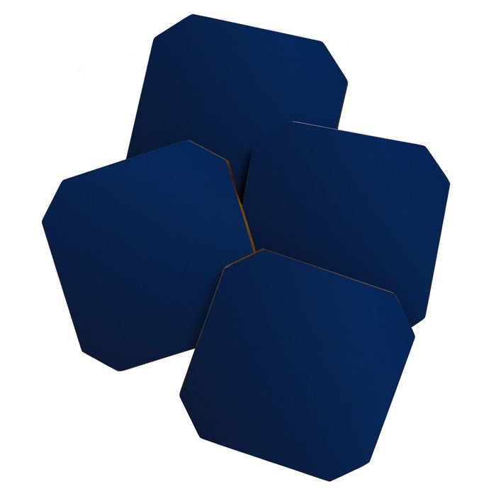 Deep Blue Ombre Elegant Coaster Gallery Image 1