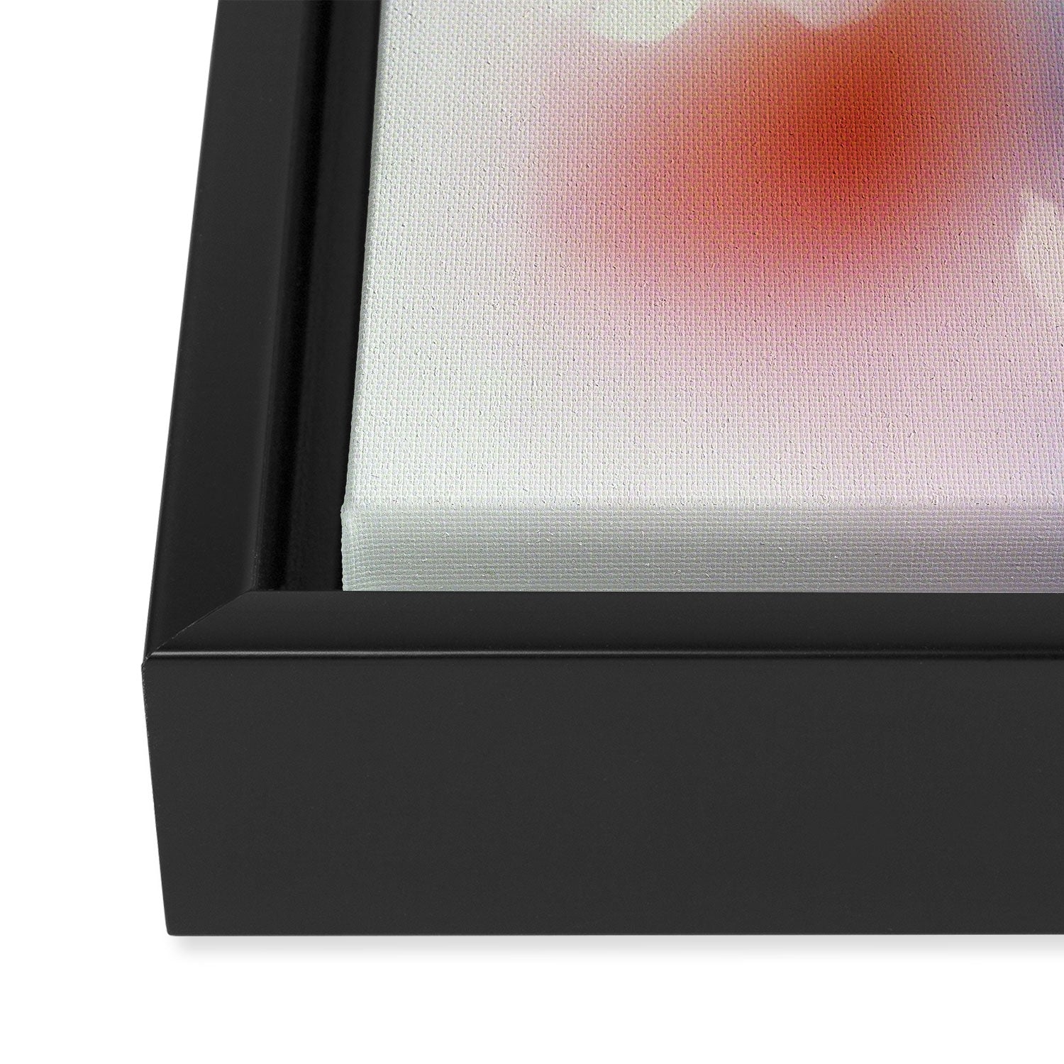 Dreamy Pastel Floral Blur with Soft Focus Aesthetic Framed Canvas Print Gallery Image 3