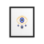 Evil Eye Amulet Charm Framed Art Print Gallery Image 6