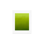 Fresh Green Ombre Abstract Watercolor Art Print Gallery Image 1