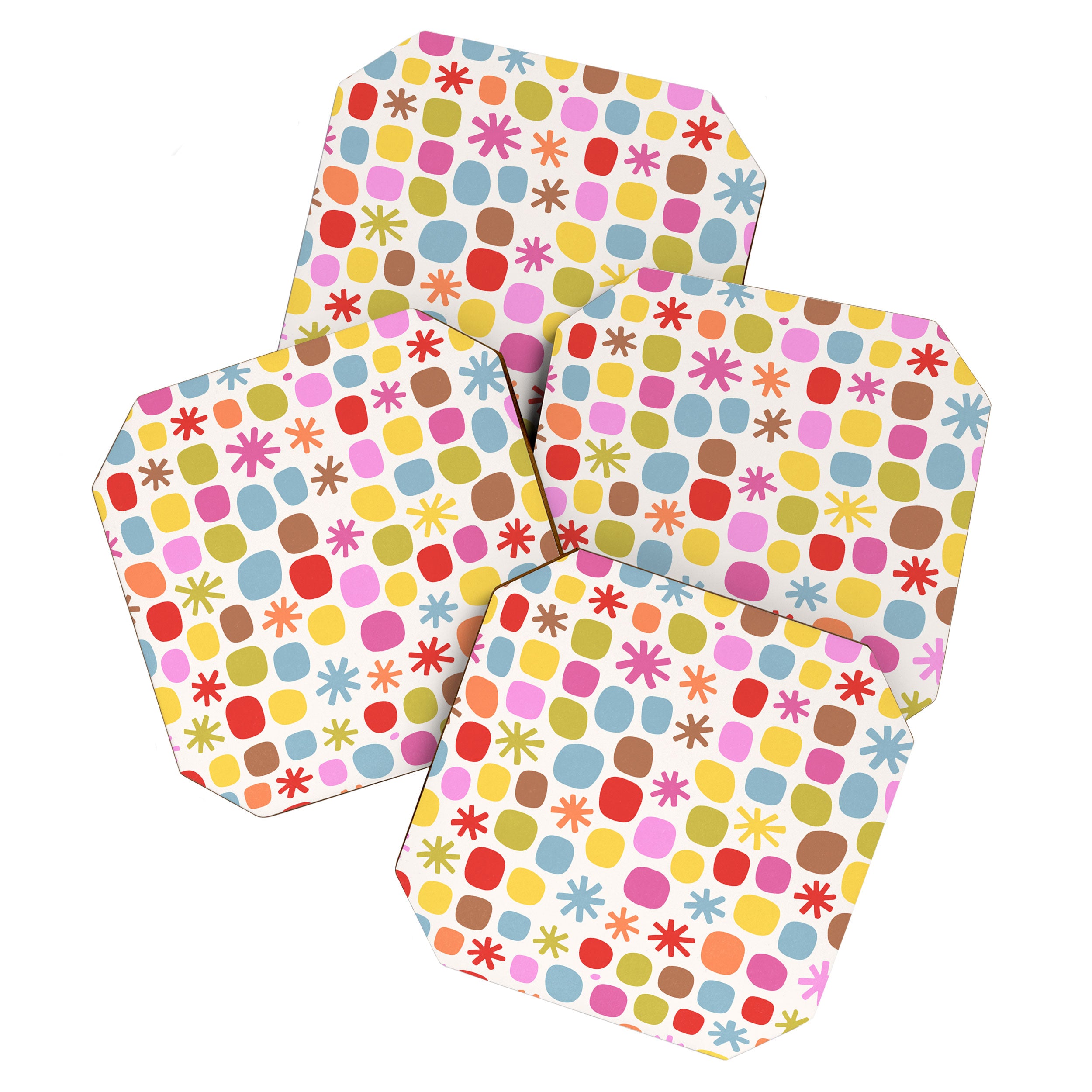 Happy Dot Parade Coaster Gallery Image 1