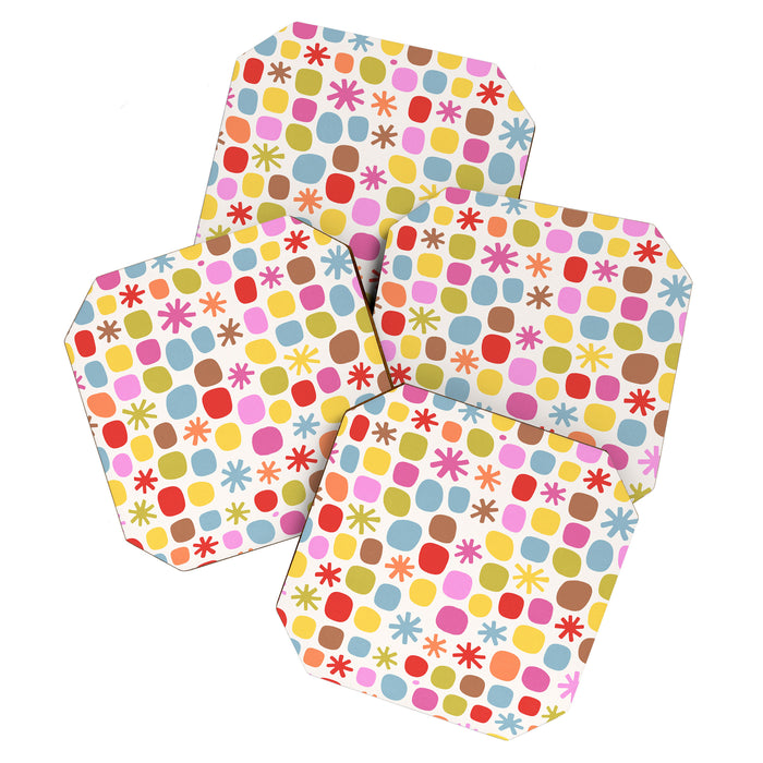 Happy Dot Parade Coaster Gallery Image 1