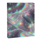 Holographic Cosmic Sparkle Dreamscape Iridescent Galaxy Fantasy Canvas Print Gallery Image 6
