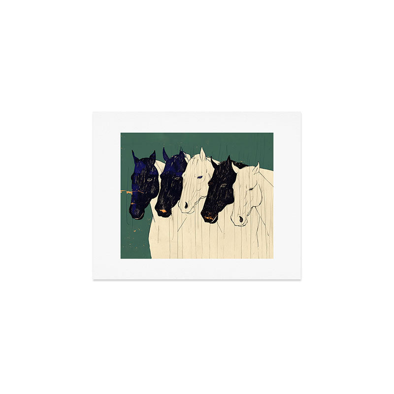 Horses n1 Art Print Gallery Image 1