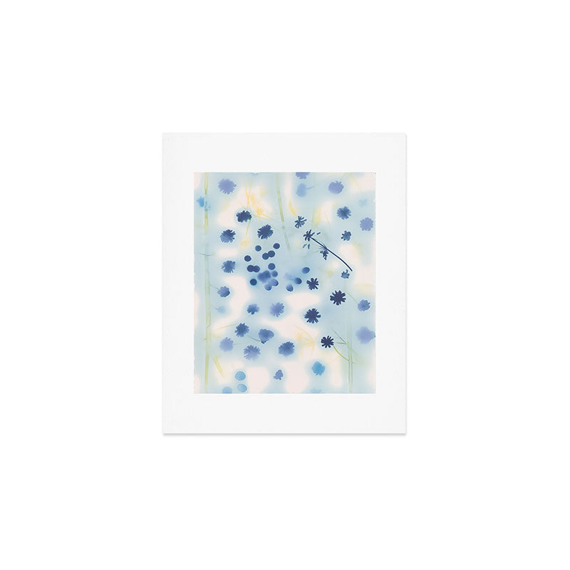 Indigo Lily Drift Art Print Gallery Image 1