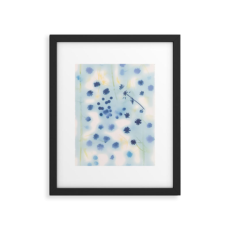 Indigo Lily Drift Framed Art Print Gallery Image 5
