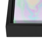 Iridescent Paint Framed Canvas Print Gallery Image 3