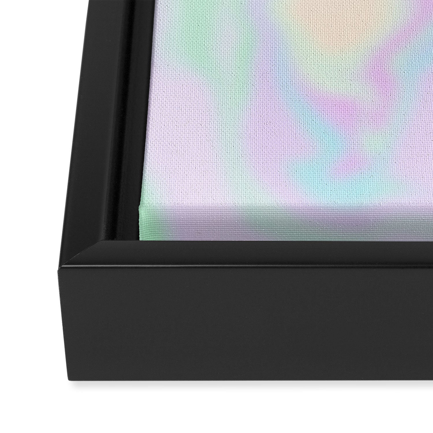 Iridescent Paint Framed Canvas Print Gallery Image 3