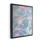 Iridescent Water Glow with Pastel Sparkle Reflections Framed Canvas Print Gallery Image 2