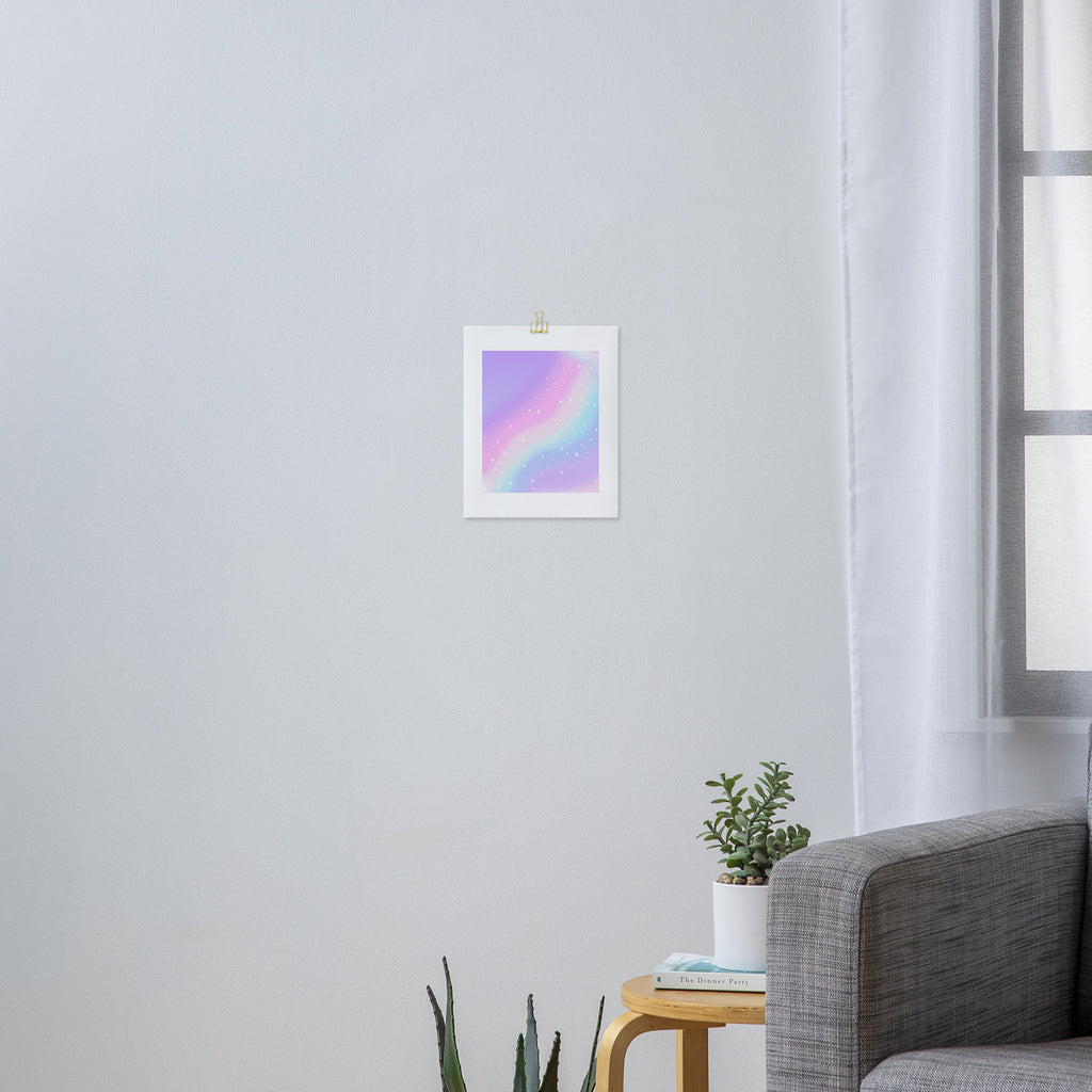 Kawaii Rainbow Magic Art Print Gallery Image 3