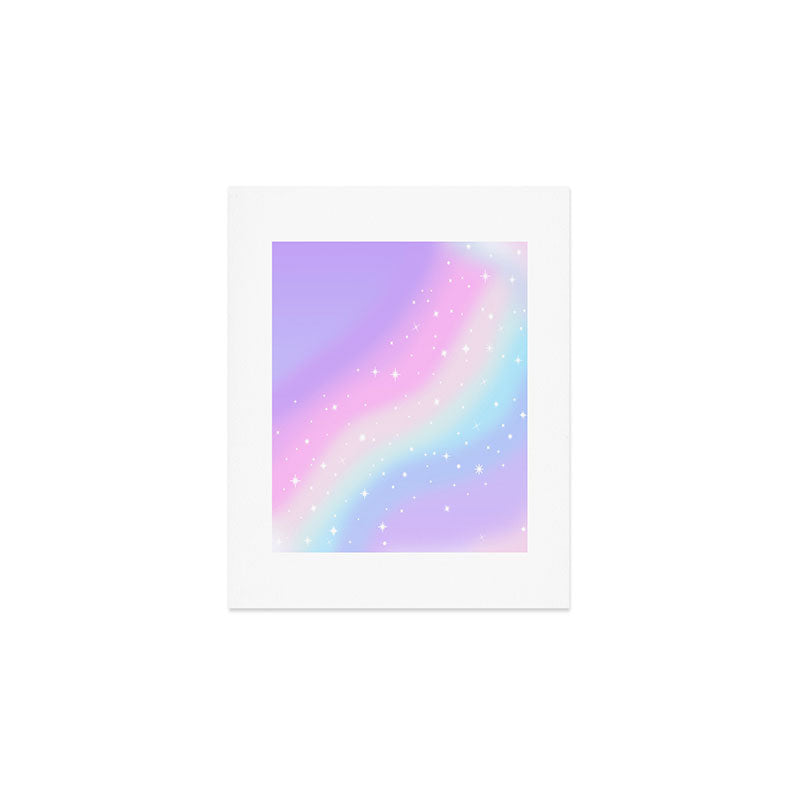 Kawaii Rainbow Magic Art Print Gallery Image 1