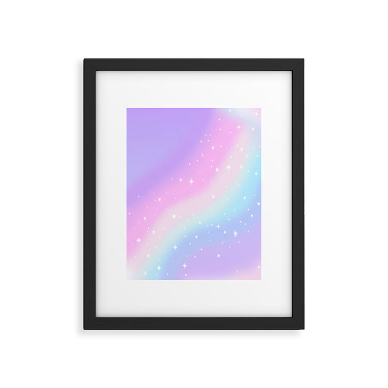 Kawaii Rainbow Magic Framed Art Print Gallery Image 4