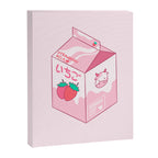 Kawaii Strawberry Milk Shake Canvas Print Gallery Image 8