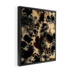Leopard Animal Print Abstract Elegant Framed Canvas Print Gallery Image 2