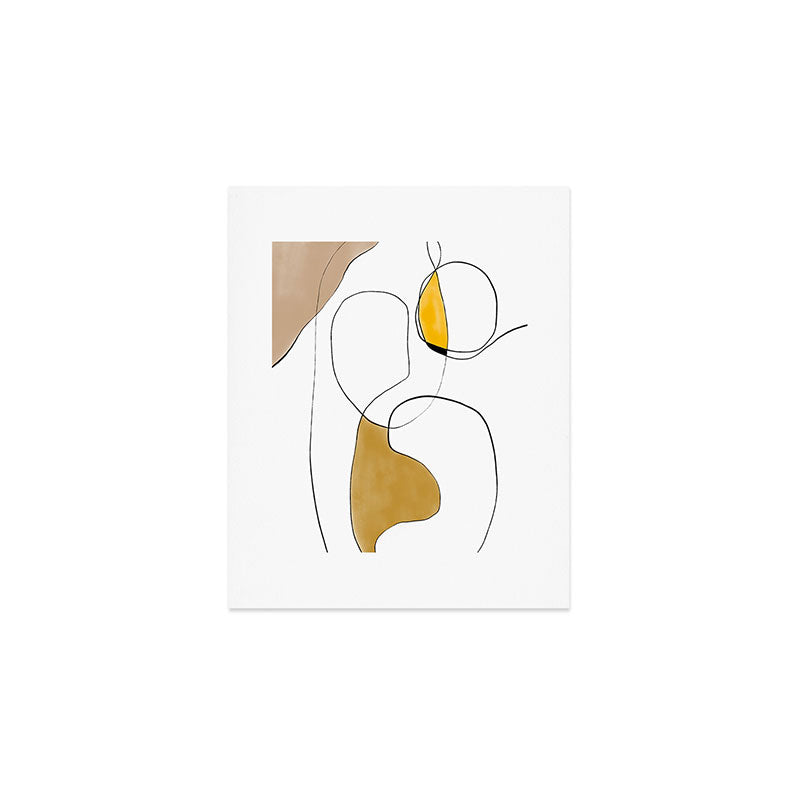 Lines Organic Shapes Art Print Gallery Image 1