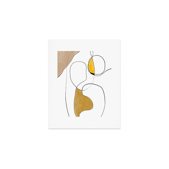 Lines Organic Shapes Art Print Gallery Image 1
