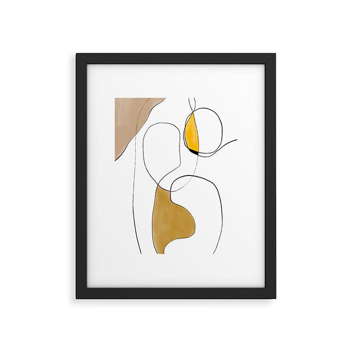 Lines Organic Shapes Framed Art Print Gallery Image 1