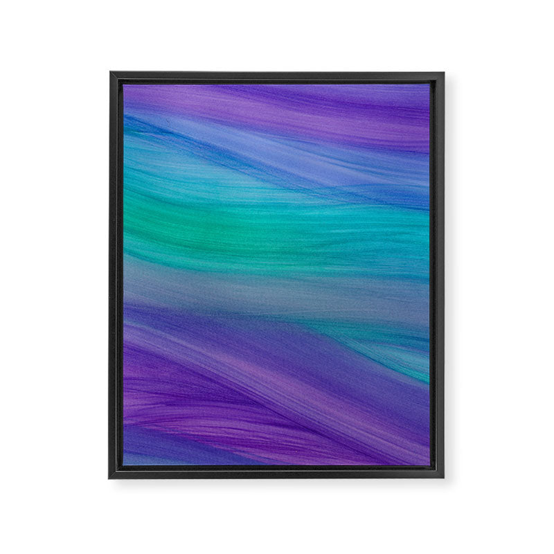 Mermaid Ocean Waves Framed Canvas Print Gallery Image 8