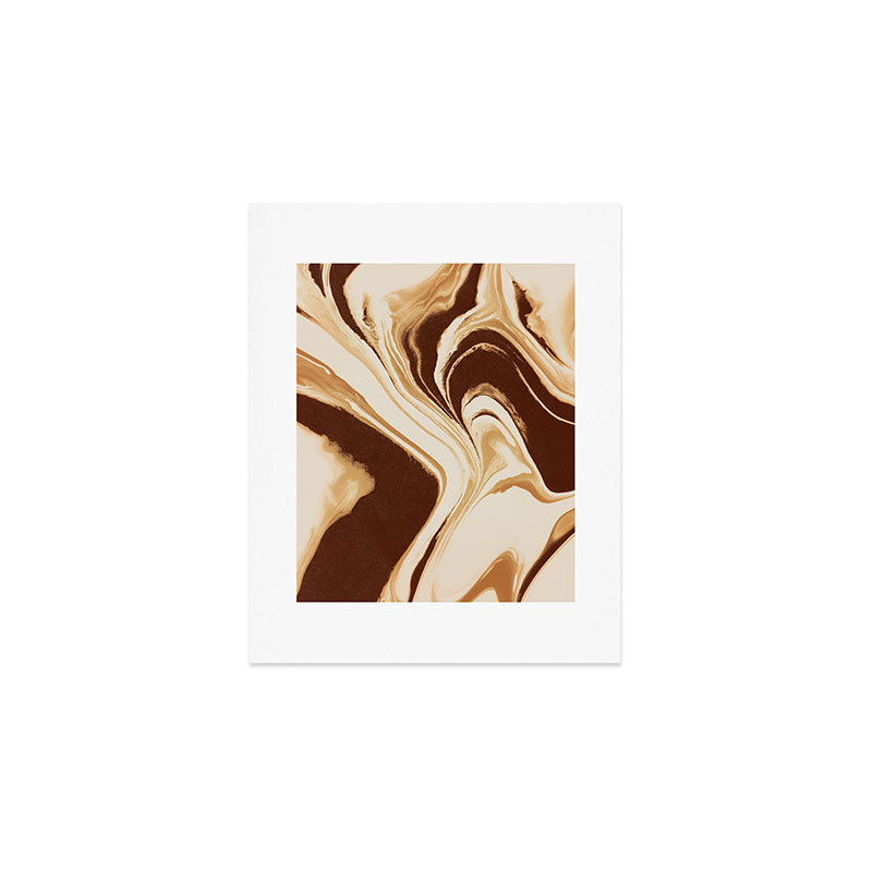 Mocha Drift Art Print Gallery Image 1