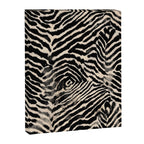 Modern Zebra Print Bold Monochrome Animal Pattern Abstract Jungle Canvas Print Gallery Image 6