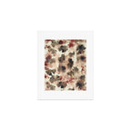 Moody Ginkgo Leaves Soft Abstract Botanical in Warm Autumn Tones Art Print Gallery Image 1