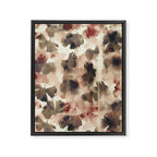 Moody Ginkgo Leaves Soft Abstract Botanical in Warm Autumn Tones Framed Canvas Print Gallery Image 6