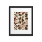 Moody Ginkgo Leaves Soft Abstract Botanical in Warm Autumn Tones Framed Art Print Gallery Image 5