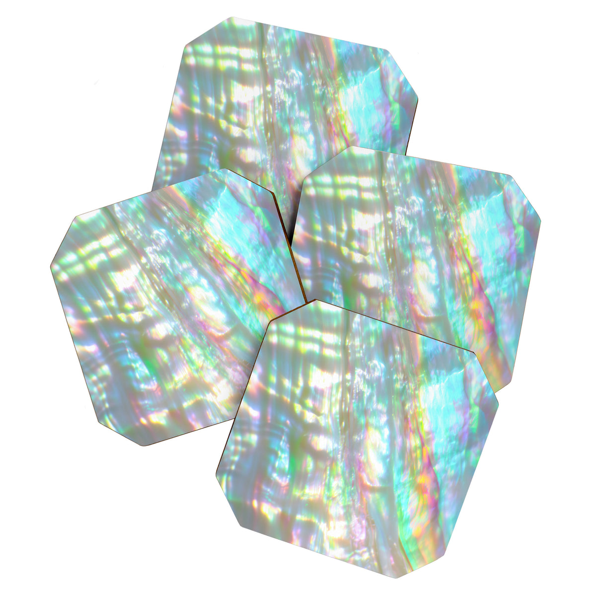 Mother of Pearl Iridescent, Abalone Glow Coaster Gallery Image 1