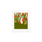 Nature Mid-century modern retro 70s Art Print Gallery Image 1