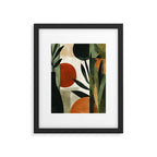 Olive and Ember Quiet Shapes Framed Art Print Gallery Image 5