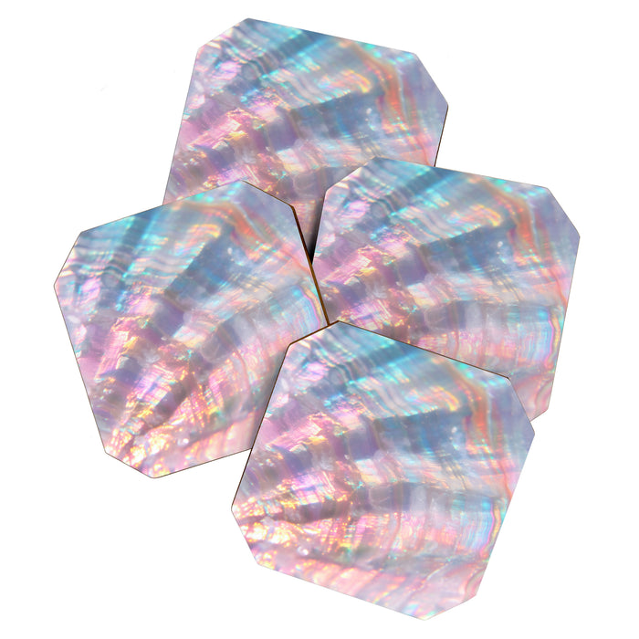 Opal Glow Pearlescent Abstract Coaster Gallery Image 1