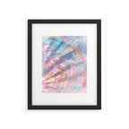Opal Glow Pearlescent Abstract Framed Art Print Gallery Image 5