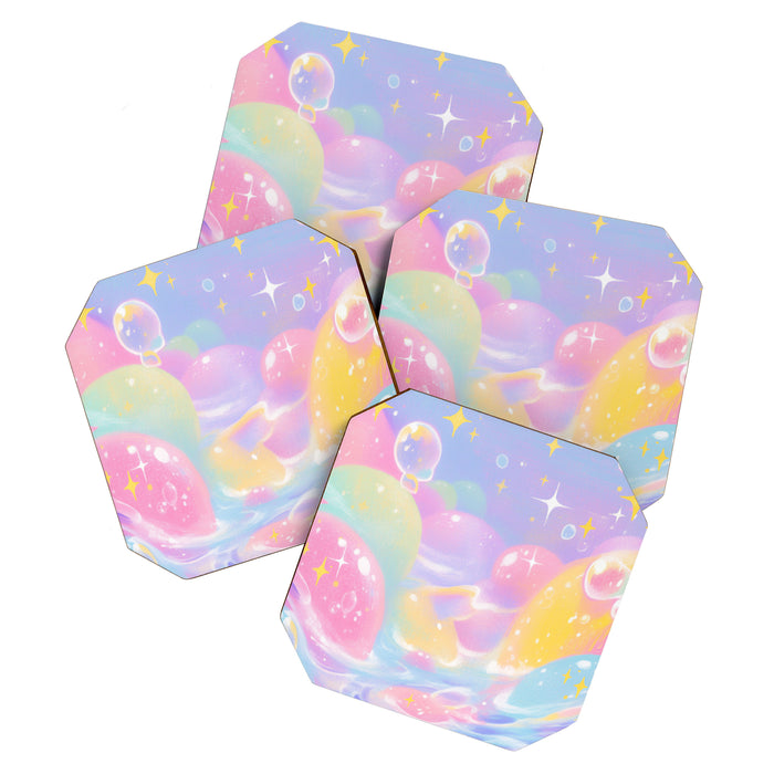 Pastel Cosmic Jelly Landscape Coaster Gallery Image 1