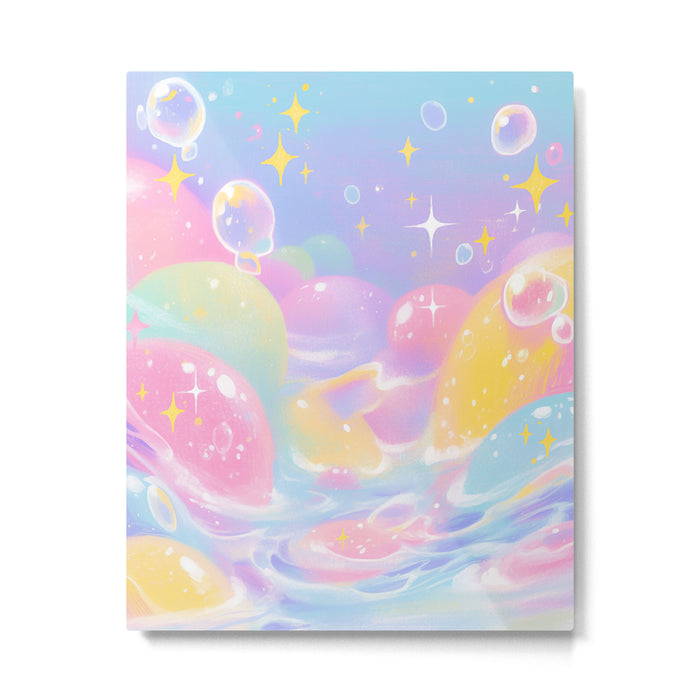 Pastel Cosmic Jelly Landscape Metal Print Gallery Image 1