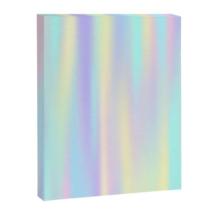 Pastel rainbow abstract Canvas Print Gallery Image 1