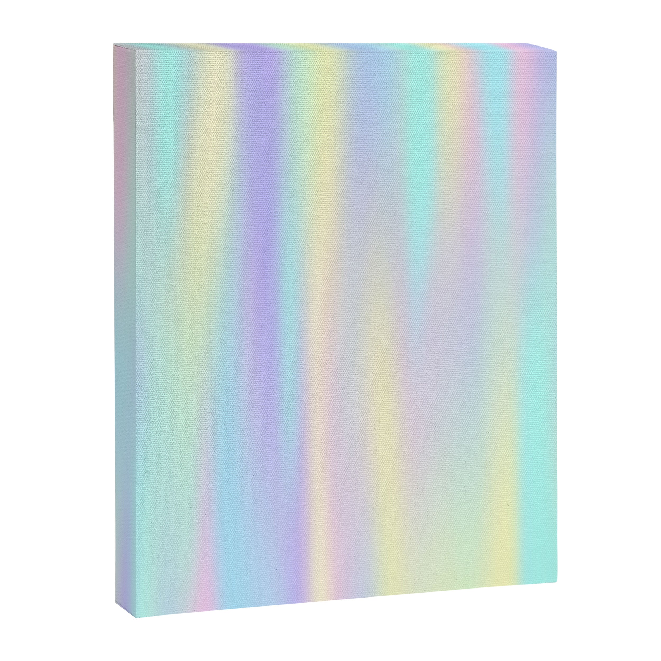 Pastel rainbow abstract Canvas Print Gallery Image 6