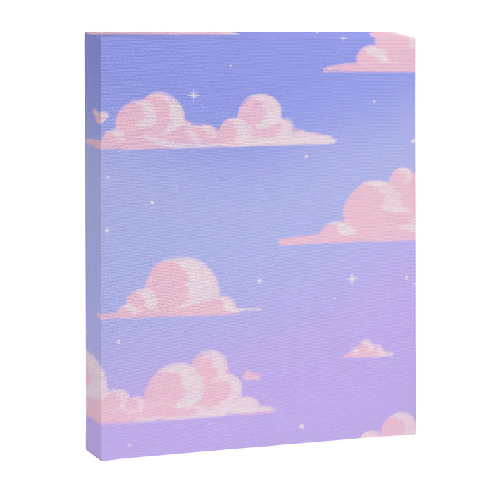 Pink Clouds Purple Sky Lo Fi Canvas Print Gallery Image 1