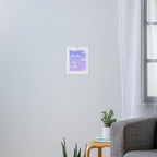 Pink Clouds Purple Sky Lo Fi Art Print Gallery Image 3