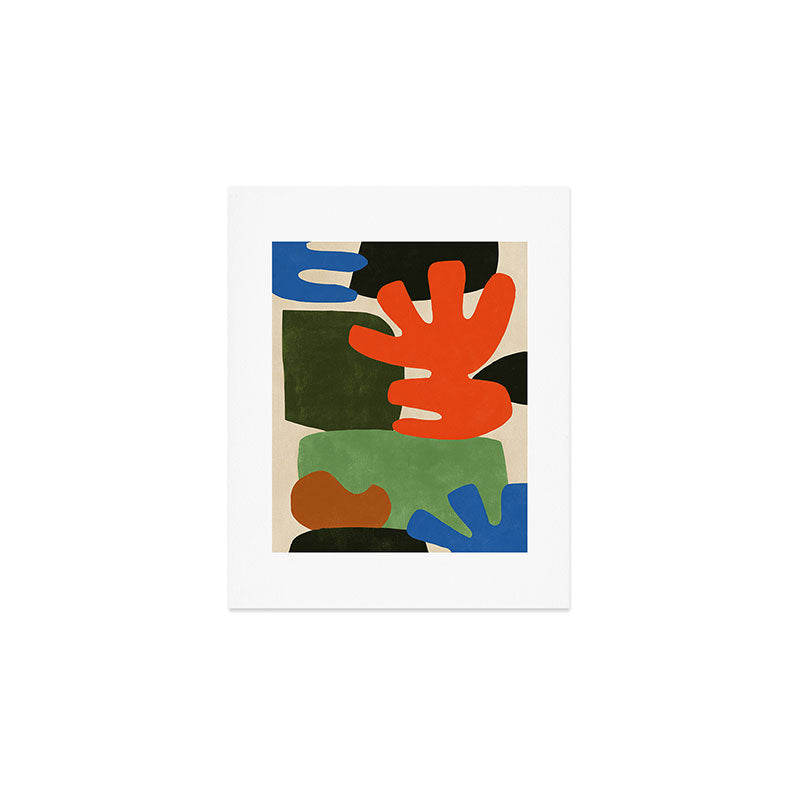 Playful Balance Abstract Art Print Gallery Image 1