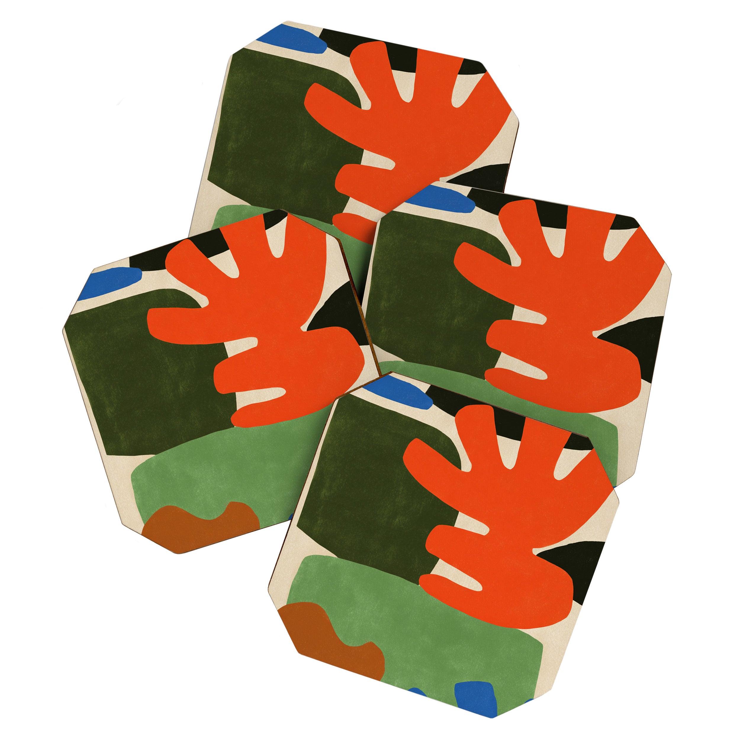 Playful Balance Abstract Coaster Gallery Image 1