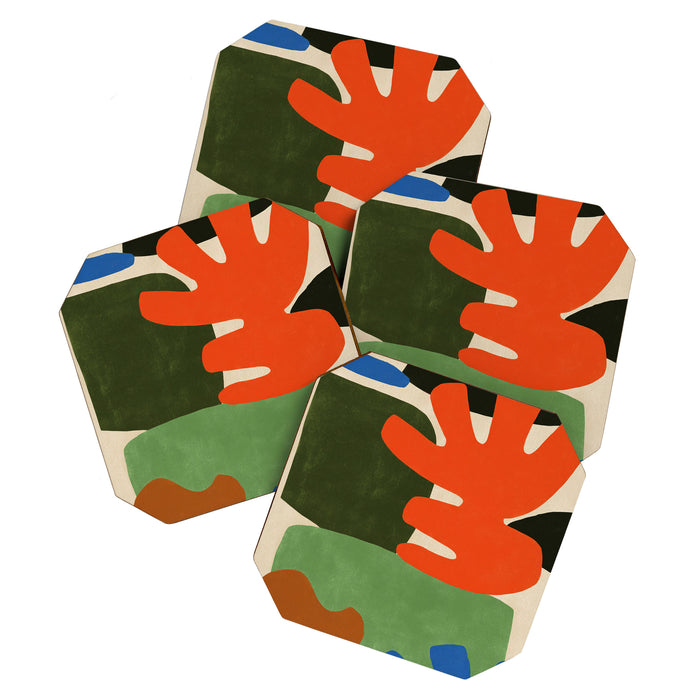 Playful Balance Abstract Coaster Gallery Image 1