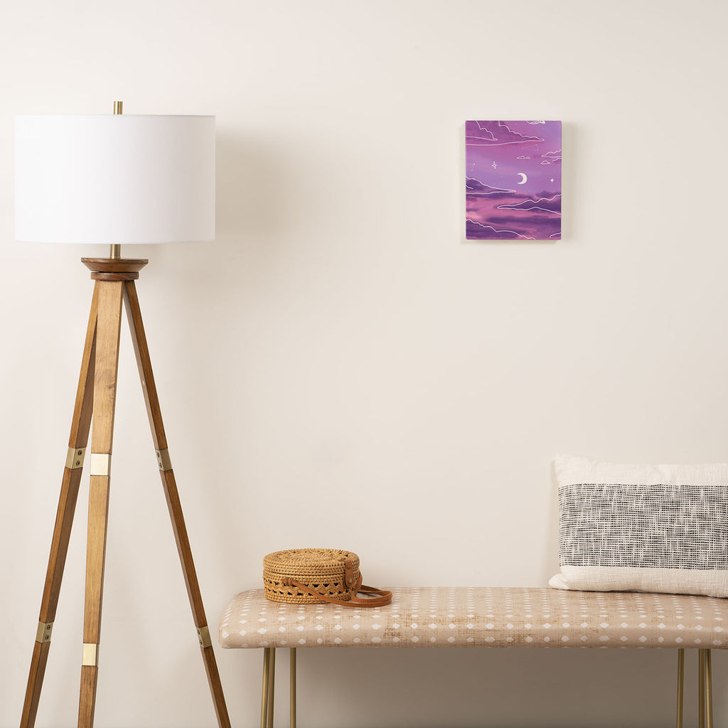Purple Sunset View Canvas Print Gallery Image 2