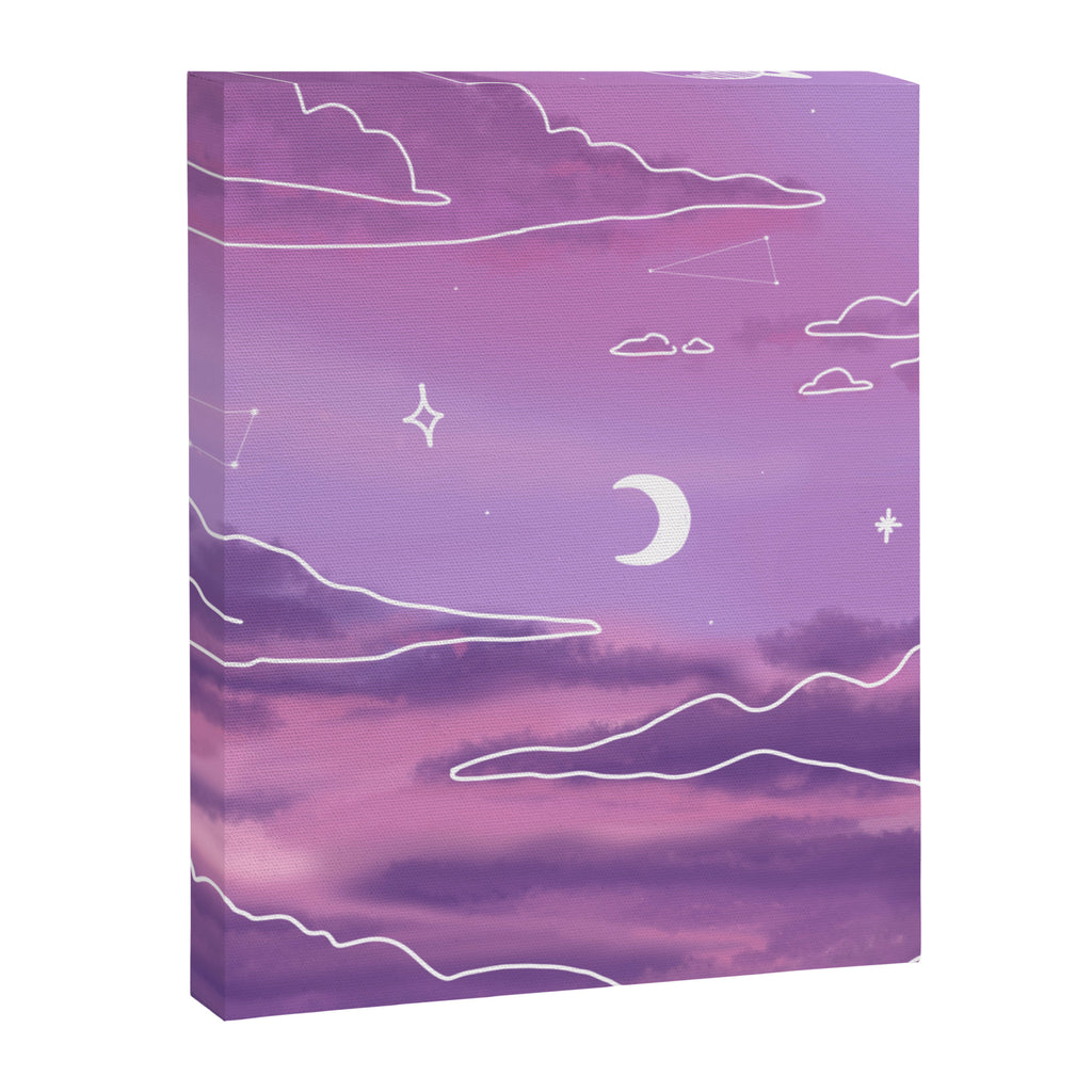 Purple Sunset View Canvas Print Gallery Image 8
