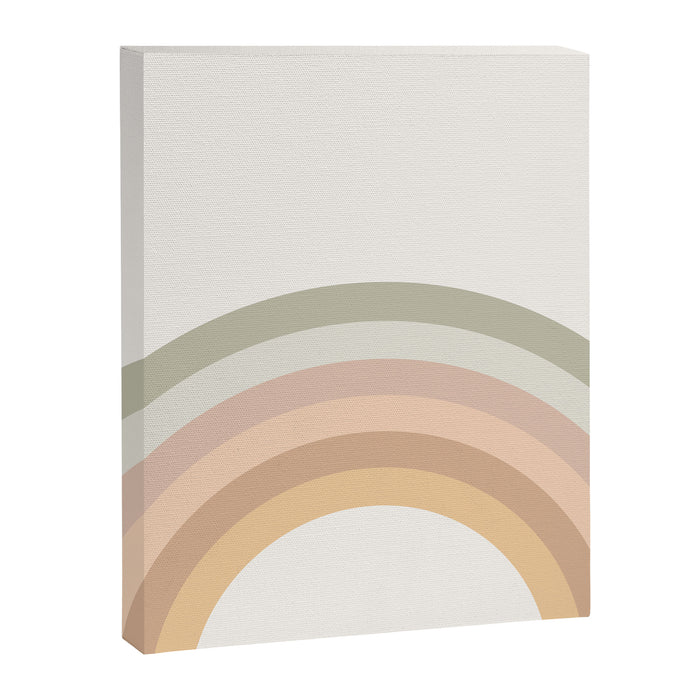 Rainbow Neutral Colors Canvas Print Gallery Image 1