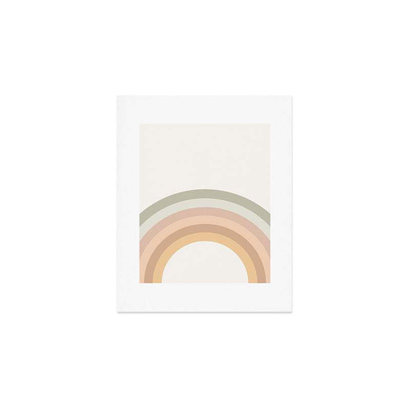 Rainbow Neutral Colors Art Print Gallery Image 1