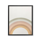 Rainbow Neutral Colors Framed Canvas Print Gallery Image 6